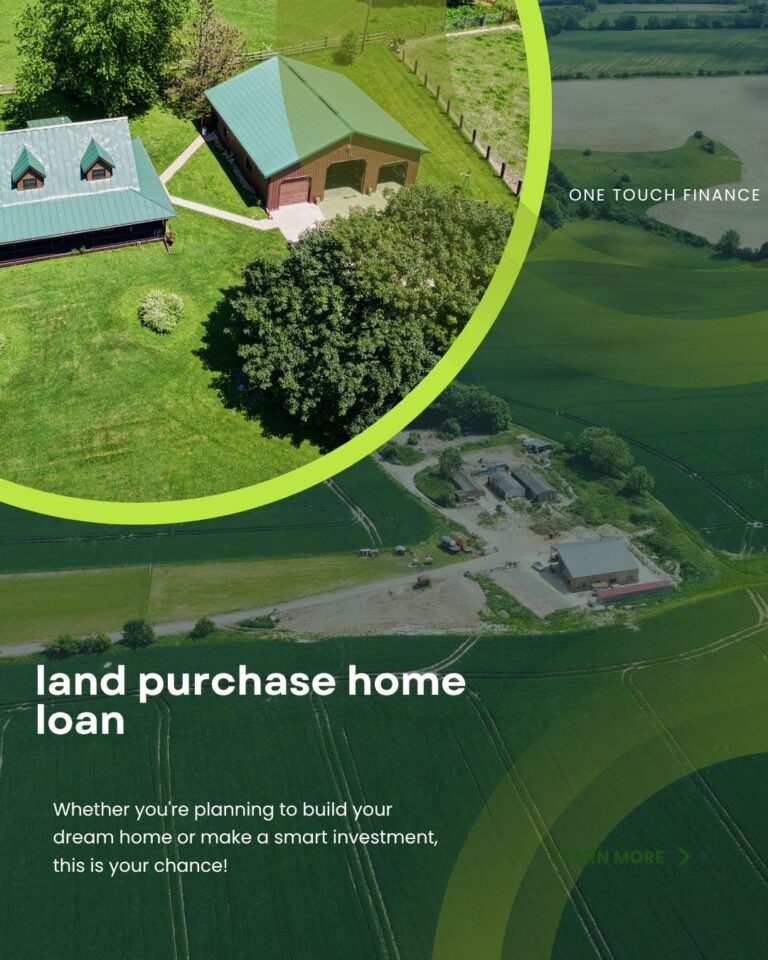 land purchase home loan